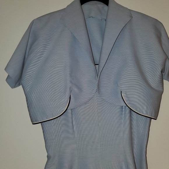 NO LONGER AVAILABLE - TRUE VINTAGE 1950'S DRESS WITH BOLERO JACKET - Picture 2 of 3